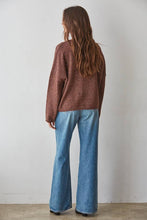 Load image into Gallery viewer, Knit Sweater Rolled Round Neck Pullover
