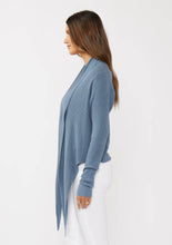 Load image into Gallery viewer, Lyla Waffle Knit Long Sleeve Tie Front Cardigan
