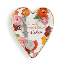 Load image into Gallery viewer, My Sister Art Heart Trinket Dish
