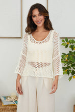 Load image into Gallery viewer, Harbor Crochet Top~ in Blue
