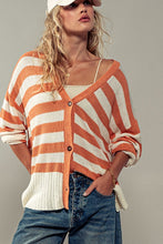 Load image into Gallery viewer, Montauk Stripe Cardigan
