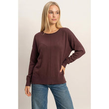 Load image into Gallery viewer, Morrigan Roll Neck Seam Detail Sweater~ arriving 10/20
