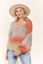 Load image into Gallery viewer, Gillian Ombre V Neck
