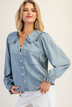 Load image into Gallery viewer, Jane Mineral Wash Blouse
