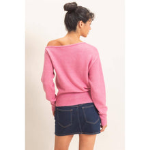 Load image into Gallery viewer, Off The Shoulder Sweater Top
