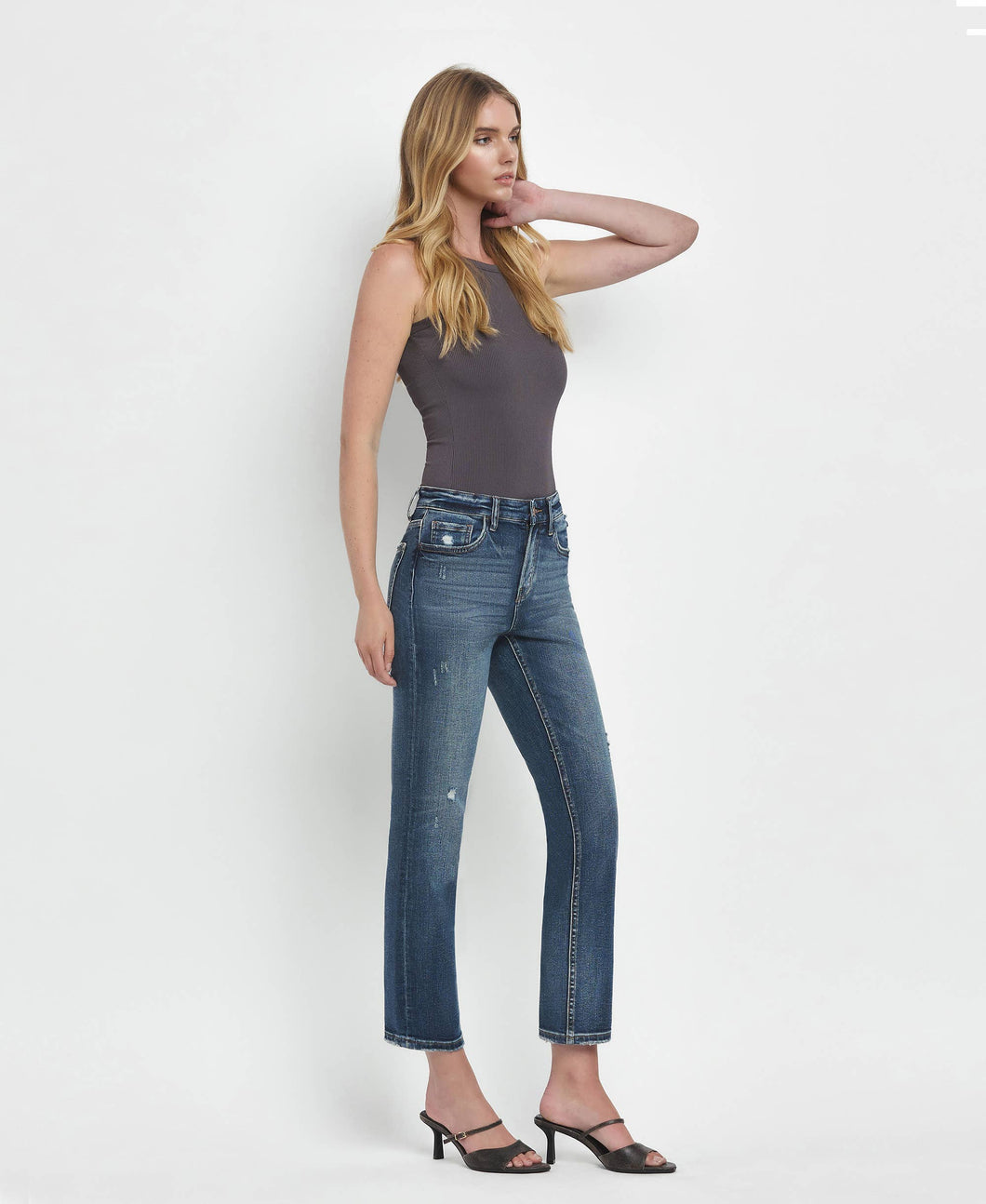 Elle High Rise Slim Jeans