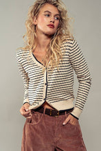 Load image into Gallery viewer, Pyramidal Striped Cardigan
