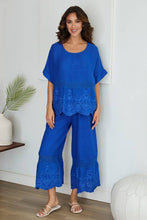 Load image into Gallery viewer, Nantucket Embroidered Linen Pants
