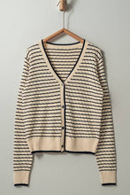 Load image into Gallery viewer, Pyramidal Striped Cardigan
