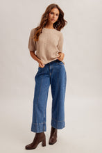 Load image into Gallery viewer, Hem &amp; Thread Mini Cable Knit Sweater
