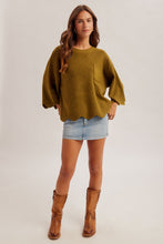Load image into Gallery viewer, Hem &amp; Thread Scalloped Sweater~ also in Olive

