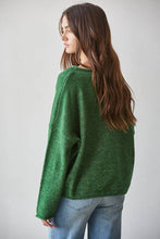 Load image into Gallery viewer, Knit Sweater Rolled Round Neck Pullover

