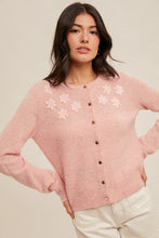 Load image into Gallery viewer, Gigi Flower Applique Cardigan

