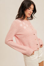 Load image into Gallery viewer, Gigi Flower Applique Cardigan
