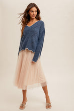 Load image into Gallery viewer, Maddie Scallop Edge Sweater
