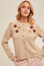 Load image into Gallery viewer, Emma Autumn Flower Cardigan
