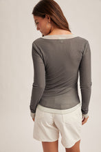Load image into Gallery viewer, Hem &amp; Thread Double Mesh Layer Scoop Top
