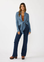 Load image into Gallery viewer, Waffle Tie Front Cardigan
