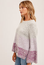 Load image into Gallery viewer, Ombre Soft Wide Sleeve Sweater~ also in Chocolate
