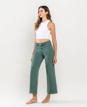 Load image into Gallery viewer, Heather High Rise Crop Wide Leg
