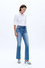 Load image into Gallery viewer, Stella Mid Rise Flare Jeans by Bayeas
