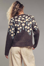 Load image into Gallery viewer, Urban Daizy Embossed Floral Knit Sweater~ coming soon

