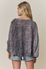Load image into Gallery viewer, Embroidered Kimono Cardigan
