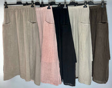 Load image into Gallery viewer, Scarlett Linen Skirt With Pockets
