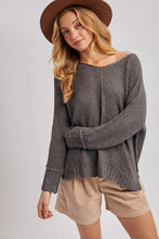 Load image into Gallery viewer, Blu Ivy Reverse Seam Loose Fit Sweater~ in several colors
