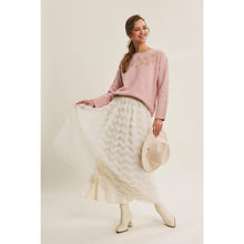 Load image into Gallery viewer, Blush Embroidery Sweater
