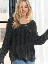 Load image into Gallery viewer, Adora LA Mineral Washed Sweater~ also in black
