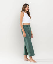 Load image into Gallery viewer, Heather High Rise Crop Wide Leg
