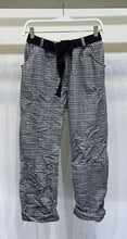 Load image into Gallery viewer, Plaid Crinkle Joggers
