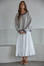 Load image into Gallery viewer, Knit Polyester Acrylic Sweater Crew Neck Cardigan~ arriving soon!
