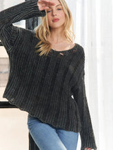 Load image into Gallery viewer, Adora LA Mineral Washed Sweater~ also in black
