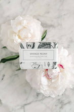 Load image into Gallery viewer, Vintage Peony Shea Butter Soap - Bath Bar
