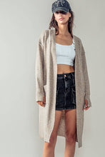 Load image into Gallery viewer, Jessica Long Knit Cardigan w/ Thumbhole
