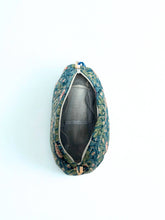 Load image into Gallery viewer, Block Print Vanity Travel Bag ~ Pink &amp; Blue Lotus- 7/1
