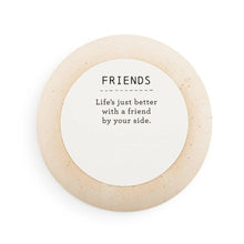 Load image into Gallery viewer, Inspired Trinket Dish - Friends are Family You Find Along the Way
