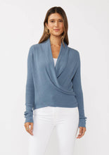 Load image into Gallery viewer, Lyla Waffle Knit Long Sleeve Tie Front Cardigan
