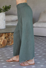 Load image into Gallery viewer, Marla Linen Smocked Palazzo Pants~ in more colors
