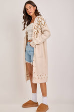Load image into Gallery viewer, Nordic Fair Isle  Long Cardigan~ 11/4 arrival
