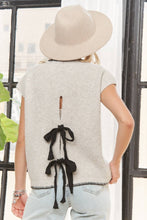 Load image into Gallery viewer, Hill Top Ribbon back Sweater
