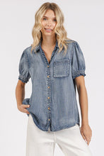 Load image into Gallery viewer, Washed Chambray Shirt
