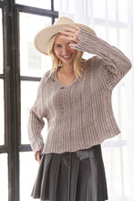 Load image into Gallery viewer, James Distressed Mineral Wash Sweater
