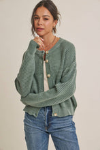 Load image into Gallery viewer, In February Waffle Stitch Cardigan
