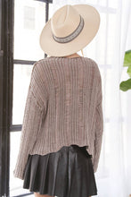 Load image into Gallery viewer, James Distressed Mineral Wash Sweater
