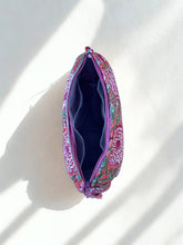 Load image into Gallery viewer, Orchid Jungle Block Print Toiletry Travel Bags

