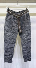 Load image into Gallery viewer, Chocolate Crinkle Suede Jogger- Also in Army
