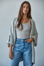 Load image into Gallery viewer, Sun Dance Knit Folded Quarter Sleeve Open Front Cardigan~ NEW!
